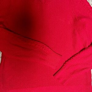 LOFT Vibrant Red Cowl Neck Sweater